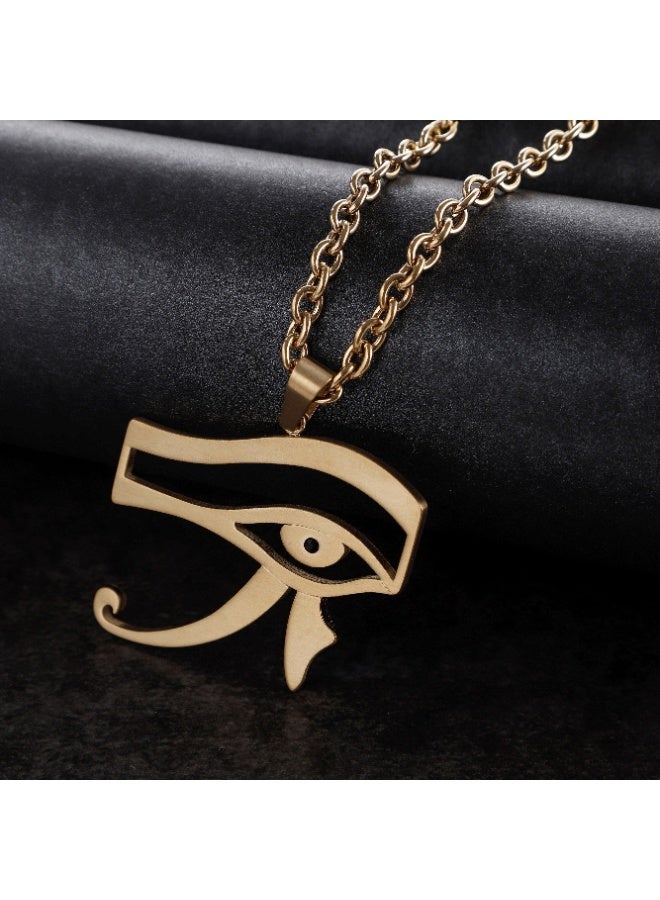 Zink Men's Gold Stainless Steel Necklace | Zjpd025g - Image 4